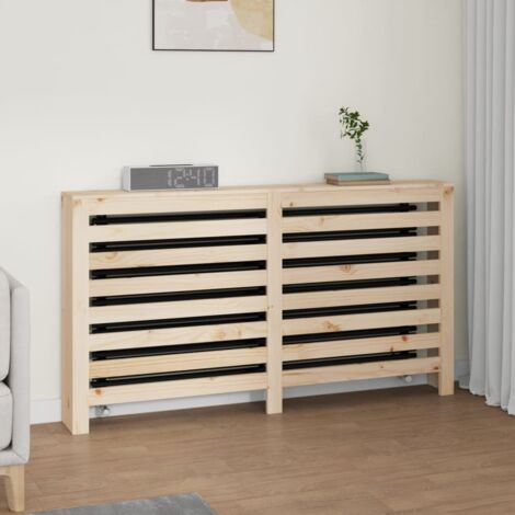 Cache-radiateur 153x19x84 cm Bois massif de pin vidaXL