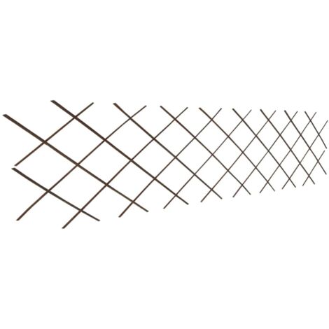 Clôture en treillis de saule 5 pcs 180x60 cm
