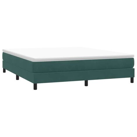 vidaXL Sommier à lattes de lit sans matelas vert foncé 180x220 cm