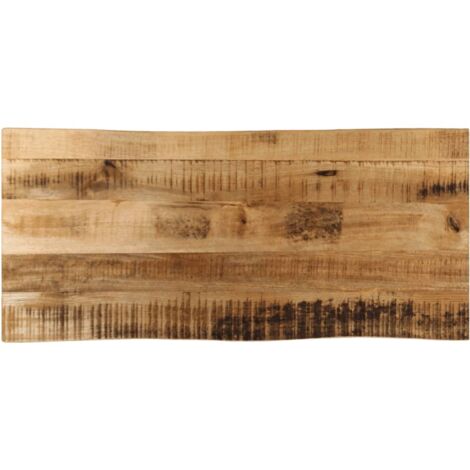 vidaXL Dessus de table bord vivant 80x40x2,5 cm bois de manguier brut