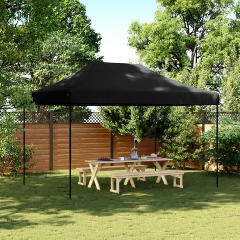 Tente de réception pliable escamotable noir 410x279x315 cm vidaXL