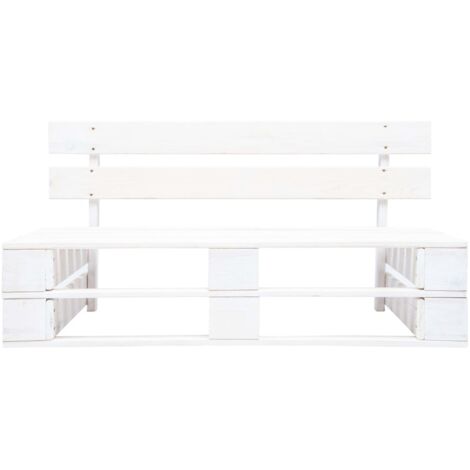 Vidaxl – Banc palette de jardin en pin imprégné – Résistant aux intempéries – 2 places – Design rustique pour terrasse et jardin (1/6)