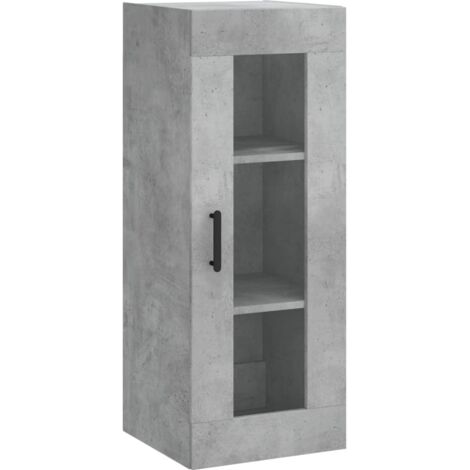Armoire murale gris béton 34,5x34x90 cm vidaXL (1/6)