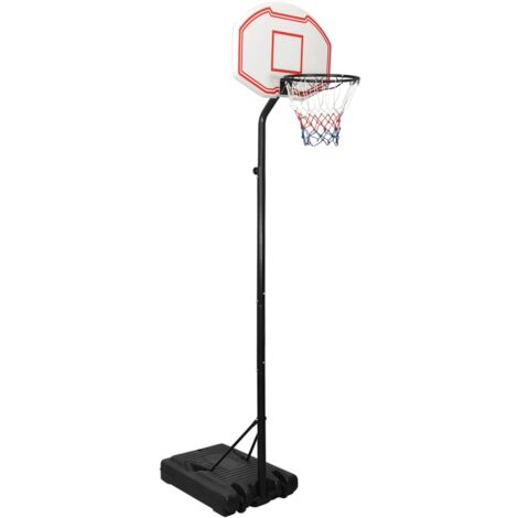 vidaXL Support de basket-ball Blanc 282-352 cm Polyéthylène (1/5)