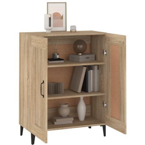 vidaXL Buffet Chêne sonoma 69,5x34x90 cm Bois d'ingénierie