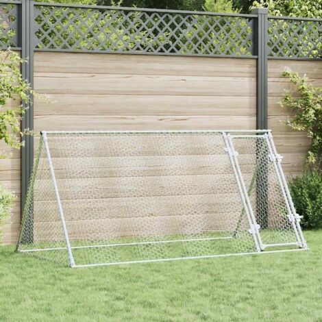 Vidaxl – Cage pour poules 200x105x91 cm – Acier galvanisé résistant à la corrosion – Enclos sécurisé pour petits animaux – Idéal pour extérieur