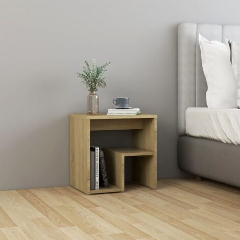 Table de chevet chêne sonoma 40x30x40 cm bois d'ingénierie vidaXL