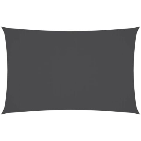 Voile de parasol tissu oxford rectangulaire 5x8 m anthracite vidaXL