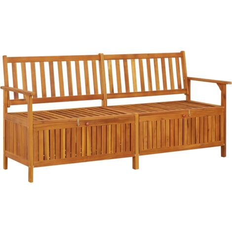 Banc de rangement 170 cm Bois d'acacia solide vidaXL