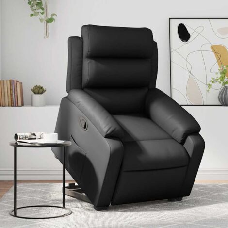 Fauteuil inclinable Noir Similicuir vidaXL (1/5)