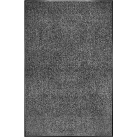 Paillasson lavable Anthracite 120x180 cm vidaXL