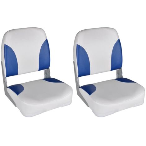 vidaXL Sièges de bateau lot de 2 Dossier pliable avec oreiller