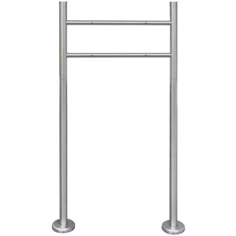 Support en acier inoxydable pour boîte aux lettres vidaXL (1/5)