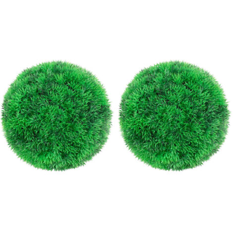 vidaXL Boules de buis artificielles 2 pcs 22 cm