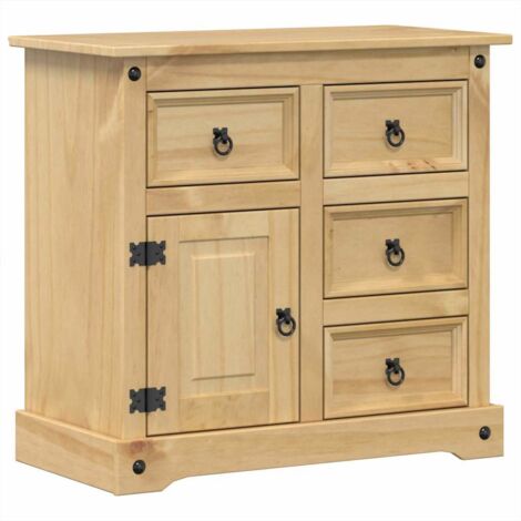 Buffet Corona 80x40x75 cm bois massif de pin vidaXL (1/5)