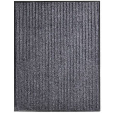 Vidaxl – Paillasson gris 117x220 cm – Support antidérapant PVC – Facile à nettoyer – Pour intérieur et extérieur