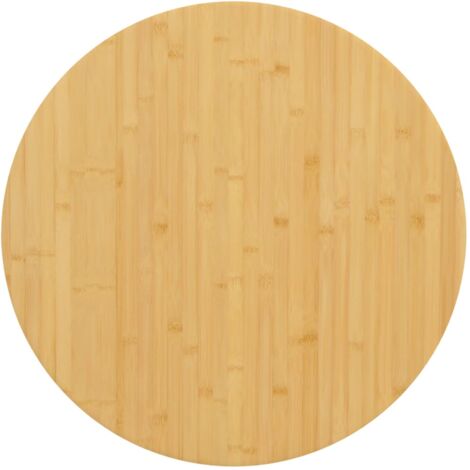 Plateau de Table, de Bureau, Table à Manger 80x2,5 cm bambou vidaXL