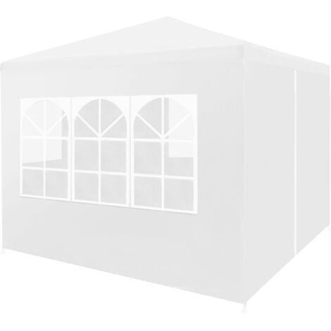 Tente de réception 3 x 3 m Blanc vidaXL