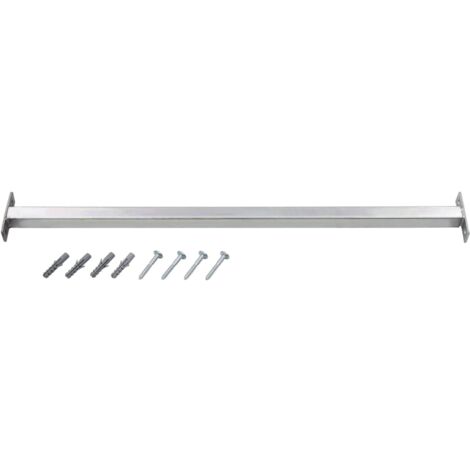 Vidaxl – Barre de fenêtre de sécurité réglable 710-1200 mm – Acier galvanisé – Système de verrouillage par vis – Antivol pour fenêtres
