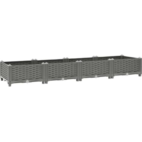 vidaXL Raised Bed 160x40x23 cm Polypropylene