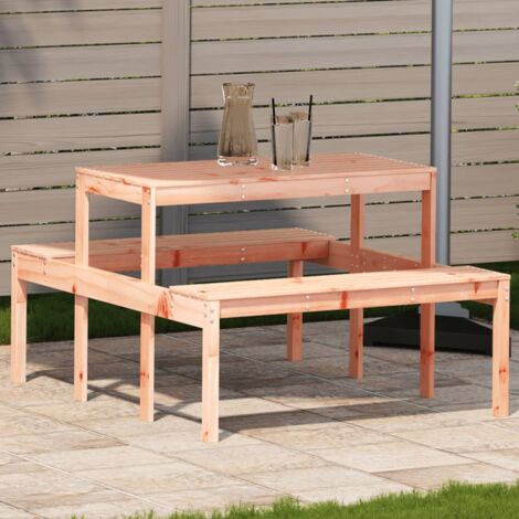 Table de pique-nique 110x134x75 cm bois massif de douglas vidaXL