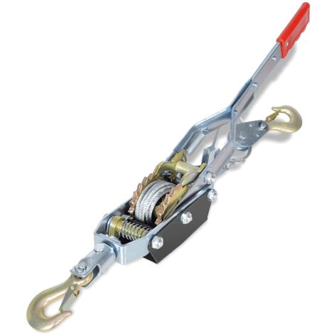 Vidaxl – Treuil à câble 1815 kg – 2 vitesses – Charge de traction 3630 kg – Longueur câble 3 m – Pour applications industrielles et marines - vidaXL869060 (1/7)