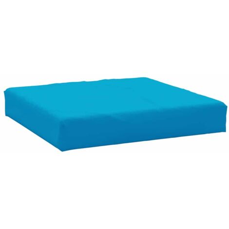 vidaXL Coussin de palette bleu clair 60x60x9,5 cm tissu oxford