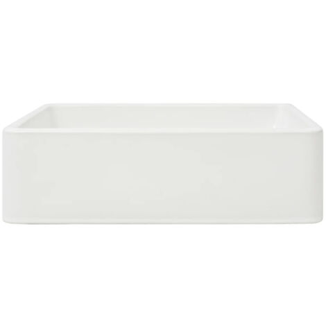 vidaXL Lavabo Céramique Blanc 41 x 30 x 12 cm