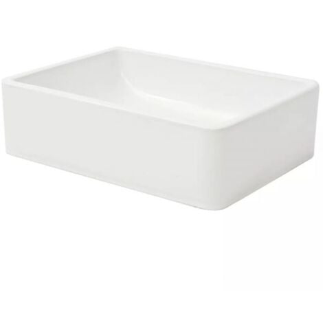 vidaXL Lavabo Céramique Blanc 41 x 30 x 12 cm