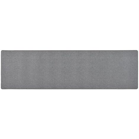 Tapis de couloir  Tapis Salon Gris foncé 80x300 cm vidaXL