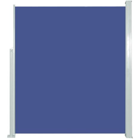 vidaXL Auvent latéral rétractable de patio 120x500 cm Bleu (1/5)