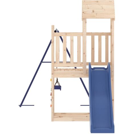 vidaXL Aire de jeux d'extérieur bois de pin massif