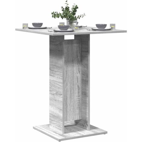 Table de bistro Sonoma gris 60x60x75 cm Bois d'ingénierie vidaXL