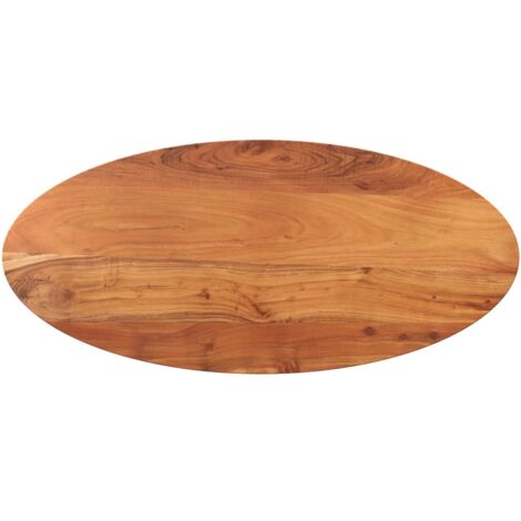 Dessus de table 110x40x3,8 cm ovale bois massif d'acacia vidaXL