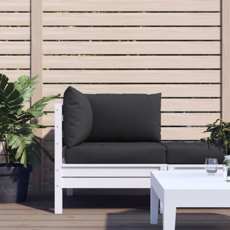 Coussins de palette lot de 3 noir tissu oxford vidaXL
