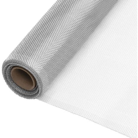 vidaXL Écran en treillis Aluminium 80x1000 cm Argenté (1/5)