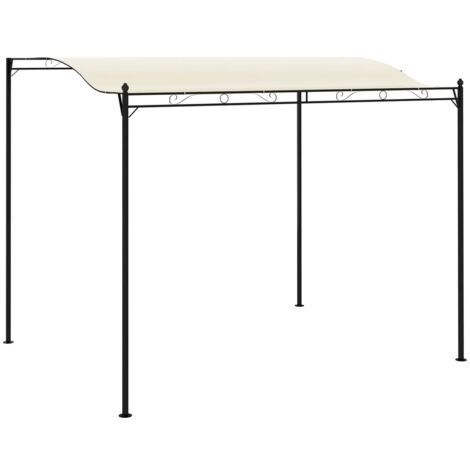 Vidaxl – Chapiteau pergola de jardin 3x2,5m – Tonnelle en acier avec auvent en polyester – Protection solaire pour événements extérieurs