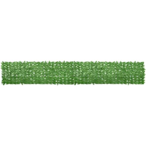 Écran de balcon avec feuilles vert 500x75 cm vidaXL