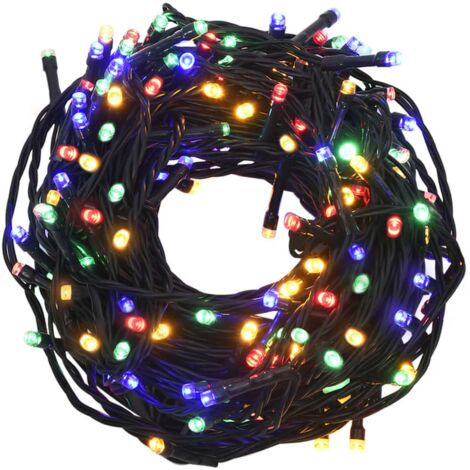 Guirlande LED avec 600 LED Multicolore 60 m PVC vidaXL