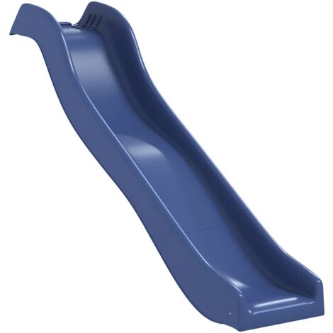 Vidaxl – Toboggan de jeu bleu 169x38,5 cm – Polypropylène résistant aux chocs – Hauteur d’installation 90 cm – Usage extérieur pour enfants 3-8 ans (1/6)