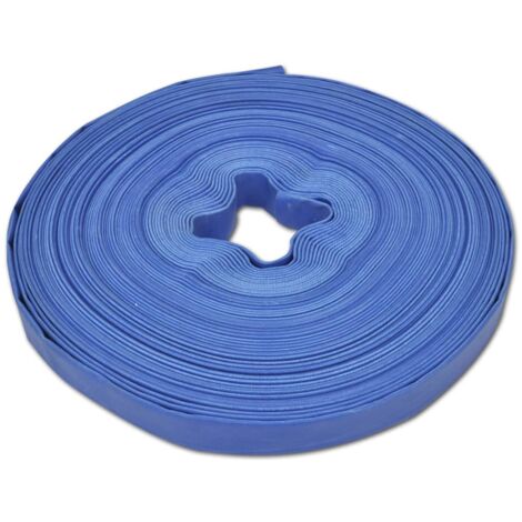 Tuyau plat 50 m 1 pouce PVC vidaXL