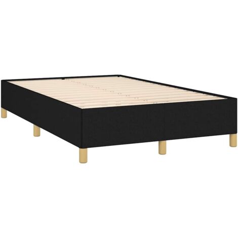 Cadre de lit sans matelas noir 120x190 cm tissu vidaXL