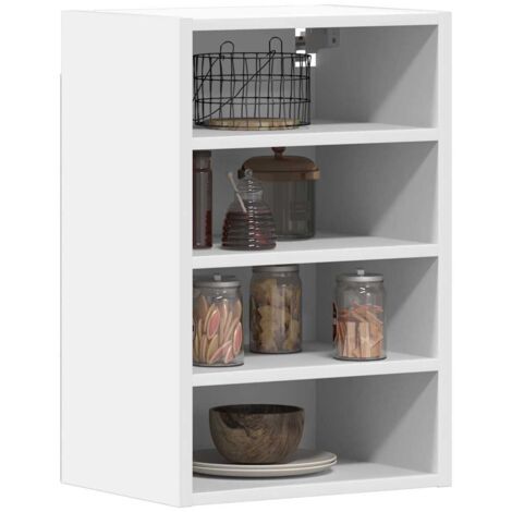 Armoire suspendue blanc 40x29,5x60 cm bois d'ingénierie vidaXL954831