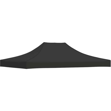 vidaXL Party Tent Roof 4,5x3 m Black 270 g/m²