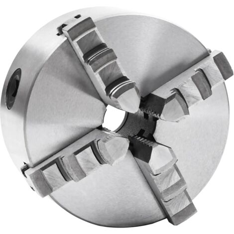 Mandrin de tour auto-centrant à 4 mâchoires 125 mm Acier vidaXL