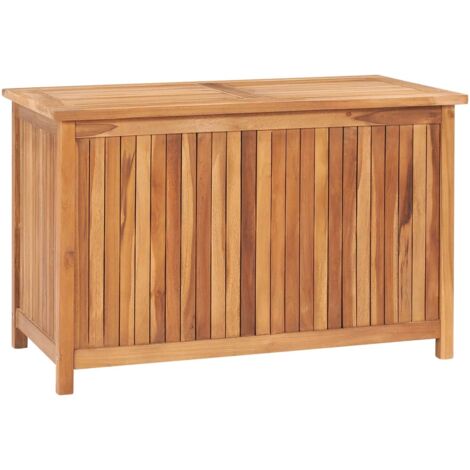 Boîte de rangement de jardin 90x50x58 cm Bois de teck solide