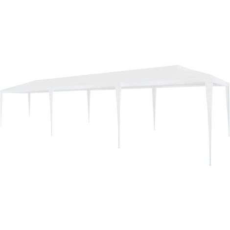 Tente de réception 3x9 m PE Blanc vidaXL