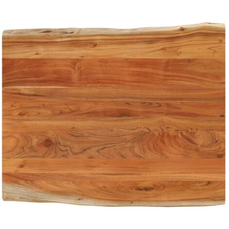 Dessus de table 90x80x2,5 cm rectangulaire bois massif d'acacia vidaXL (1/5)