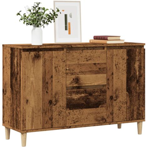 Buffet vieux bois 102x35x70 cm bois d'ingénierie vidaXL