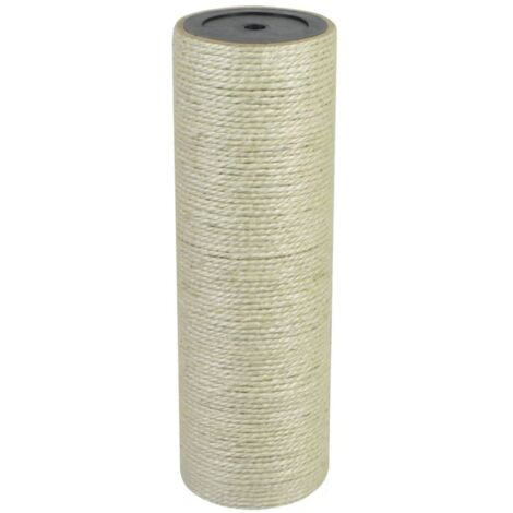 vidaXL Cat Scratching Post 8x25 cm 8 mm Beige